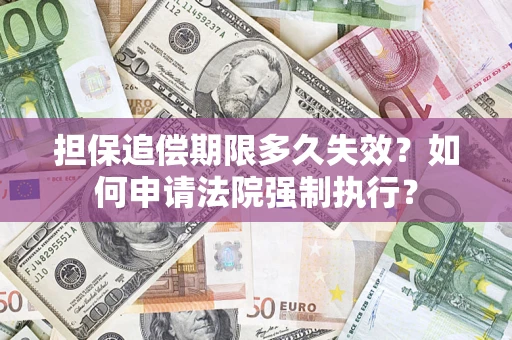 北京担保追偿期限多久失效？如何申请法院强制执行？