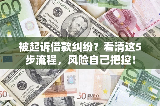 北京被起诉借款纠纷？看清这5步流程，风险自己把控！