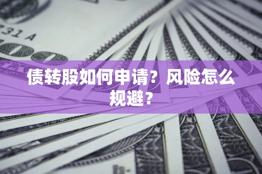 北京债转股如何申请？风险怎么规避？